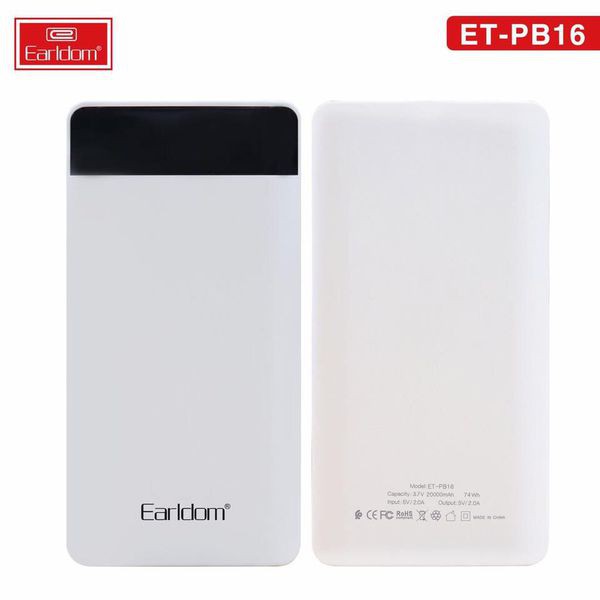 Sạc Dự Phòng 20.000Mah Earldom PB-16 [ BH 12 tháng ]