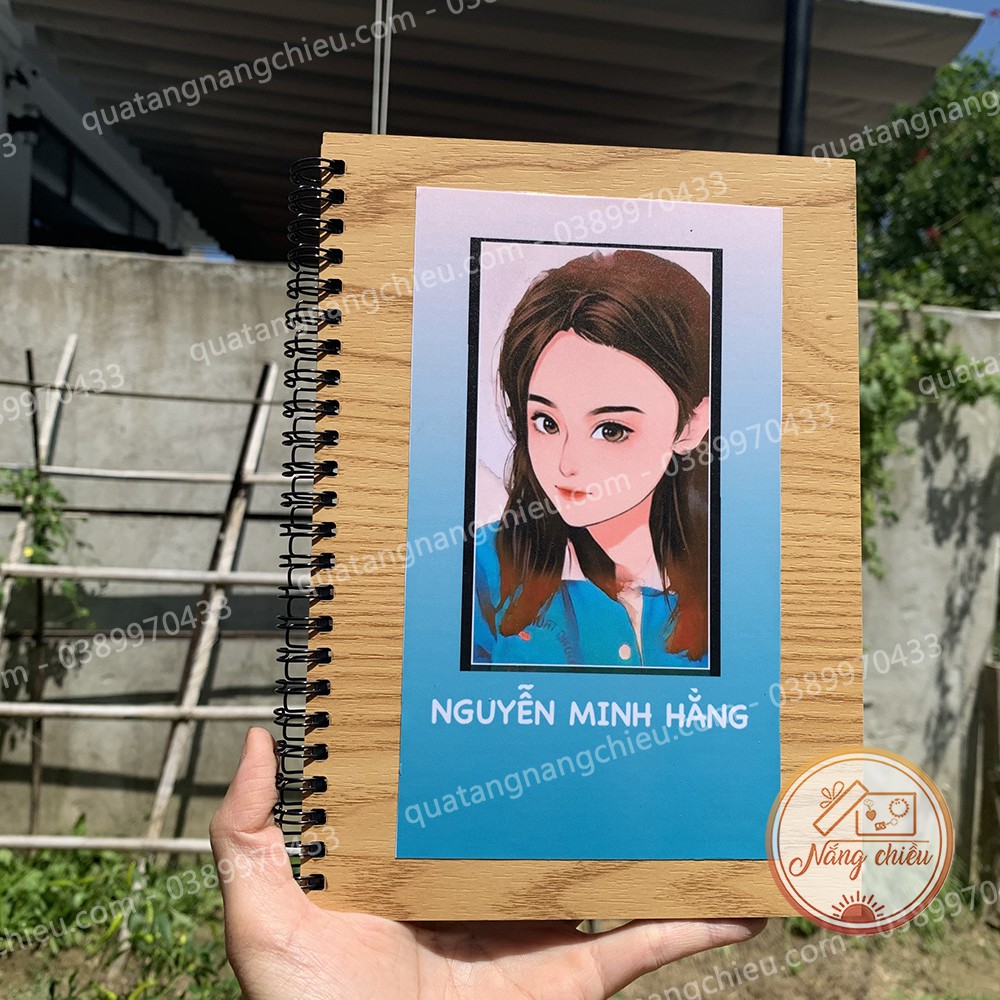 Lưu bút ngày hè, quà kỉ niệm ngày ra trường, quà tặng ý nghĩa dịp 20.11, sổ gáy lò xo khắc bìa theo yêu cầu