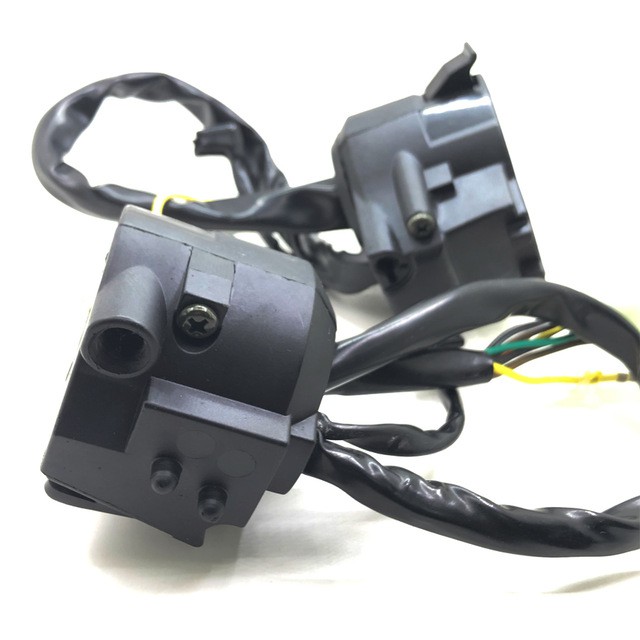 Bộ cùm công tắc có nháy, đá pha passing Harley Cafe Racer Chopper Bobber CG125 GN125 Win Honda Yamaha