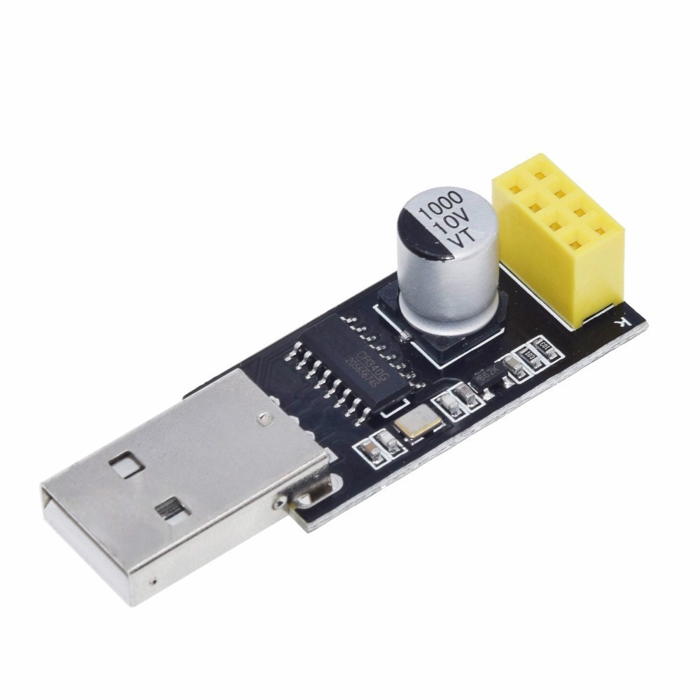 Bảng mô-đun điều hợp lập trình ESP01 UART GPIO0 ESP-01 ESP8266 CH340G USB sang ESP8266 Wi-Fi không có dây nối tiếp