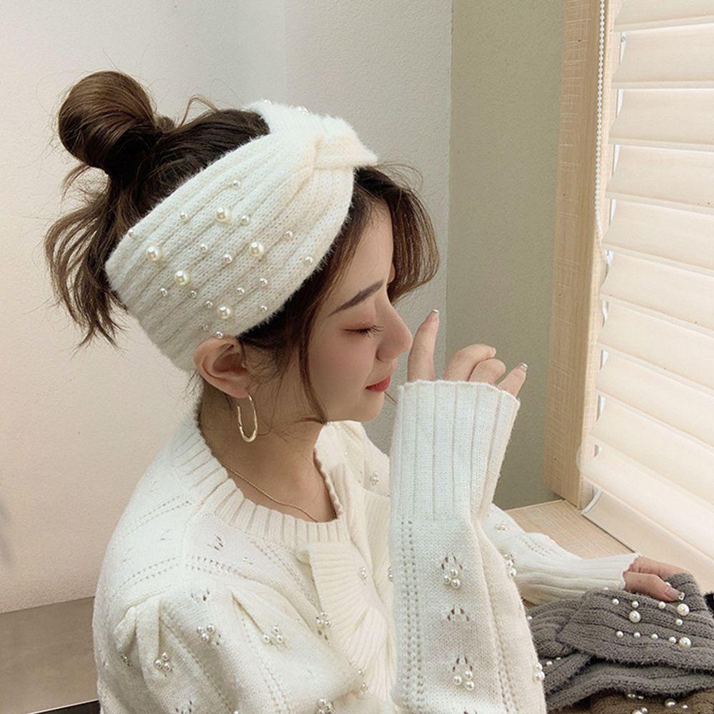 SUSANS Băng Đô Dệt Kim Thời Trang Thu Đông Ấm Áp