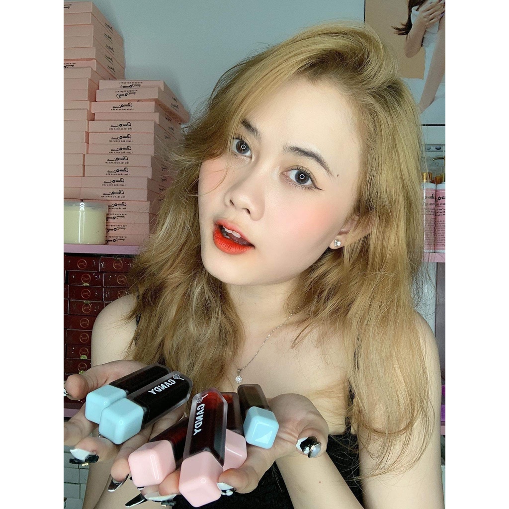 SET 3 THỎI SON CANDY TINT GY TRẦN, SON LÌ, LÂU TRÔI, MÀU LÊN CHUẨN GIÁ RẺ
