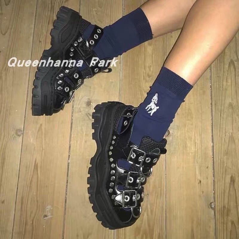 Giày quai cài cool - giày đế cao 5cm siêu chất