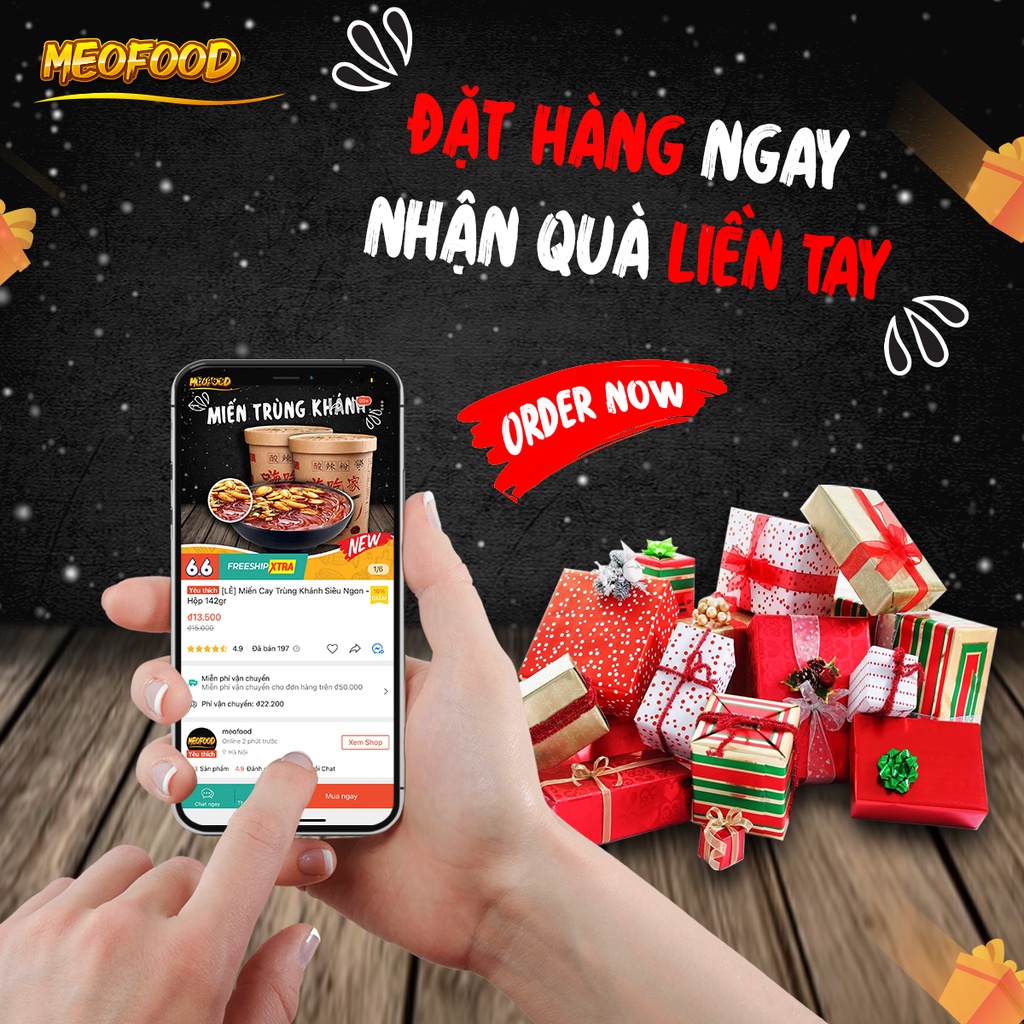 Miến Cay Trùng Khánh Siêu Ngon - Hộp 142gr
