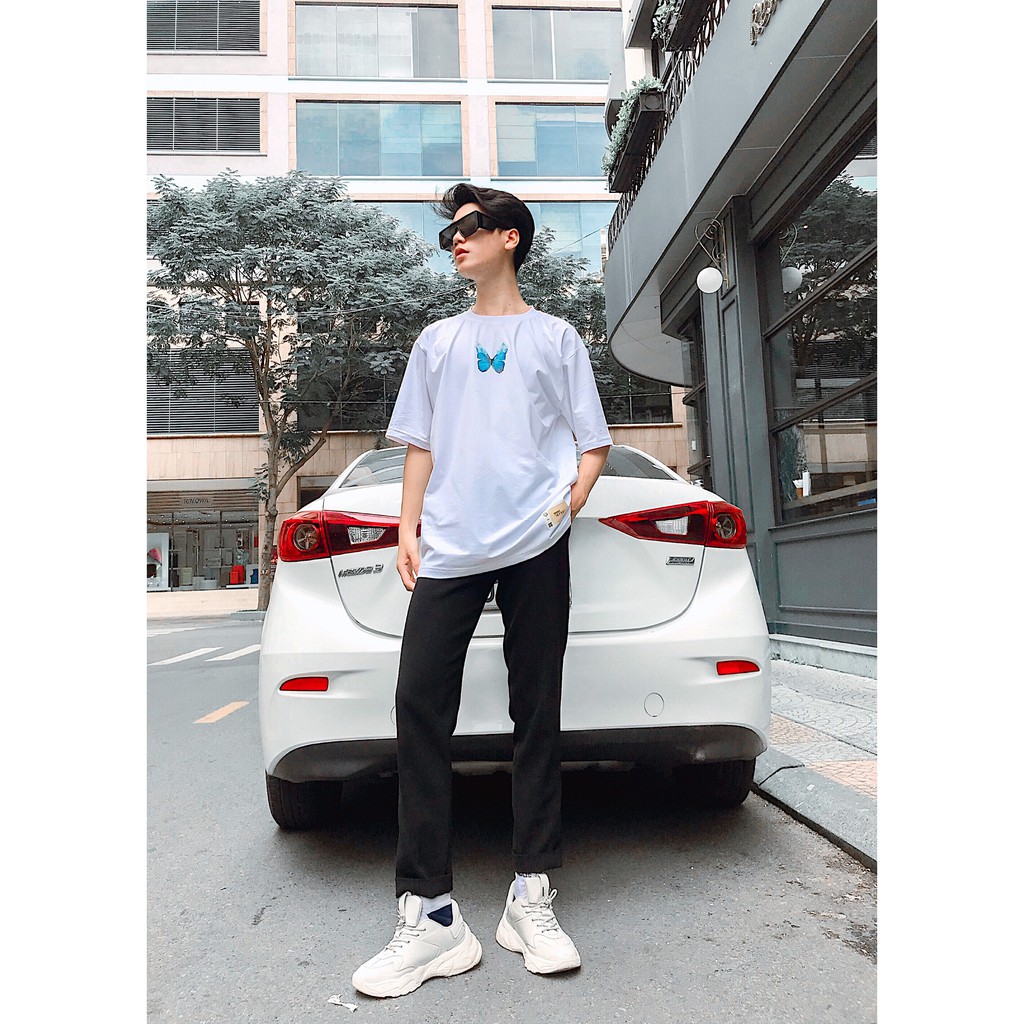 Áo thun bướm tay lỡ form rộng streetwear SGES unisex nam nữ | BigBuy360 - bigbuy360.vn