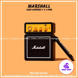 Case Airpod 2, pro Ốp tai nghe bluetooth  Vỏ đựng tai nghe Airpods silicon nhập khẩu [MARSHALL]_SinSoShop