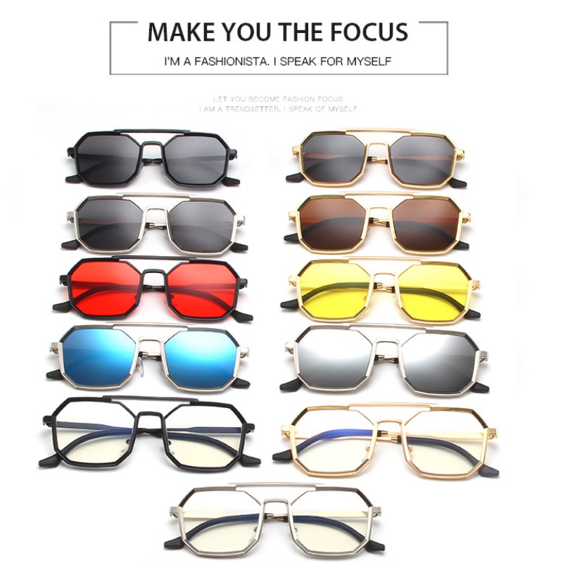 (KIQI-FASHION) COD Kính Mát Thời Trang Chống Tia Uv400 Dành Cho Nam Và Nữ