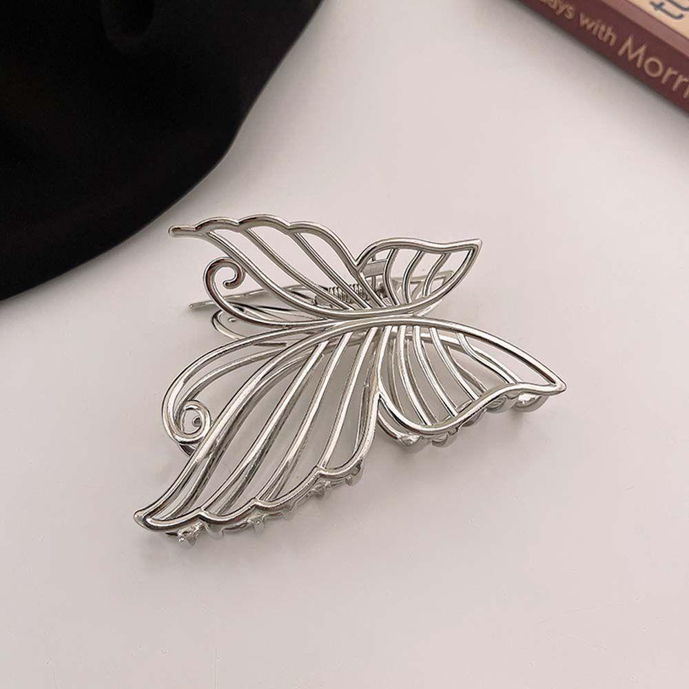 Kẹp Tóc Hình Bướm / Cá Mập Cỡ Lớn Thanh Lịch|Túi Xách Màu Sắc Xinh Xắn Phong Cách Hàn Quốc Cho Nữ