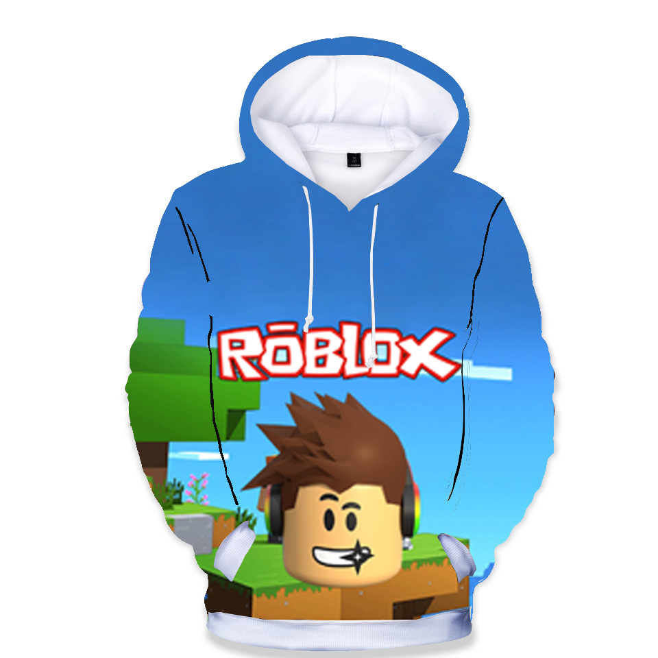 Áo Hoodie In Họa Tiết Roblox 3d Dành Cho Các Bé Từ 2-15 Tuổi