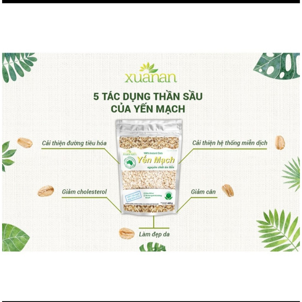 Yến Mạch nguyên chất x.an 400g ( Tặng Hàng KM Đính Kèm)