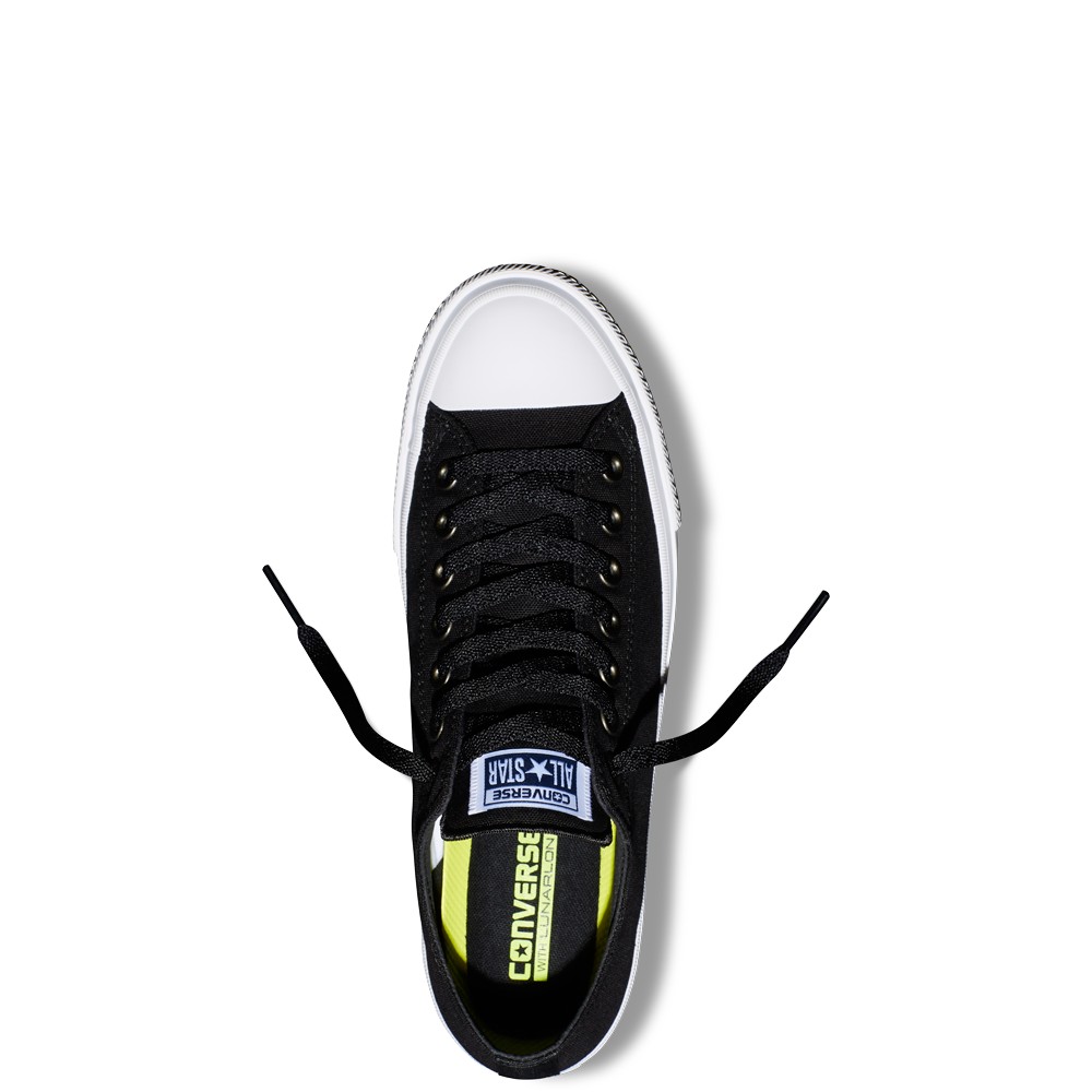Giày Chuck 2 AllStar Classic Cổ Thấp Nữ Đen
