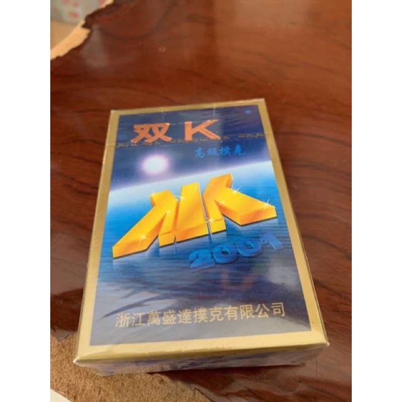 1 bộ bài tây Double K,Diamond loại xịn xanh,đỏ