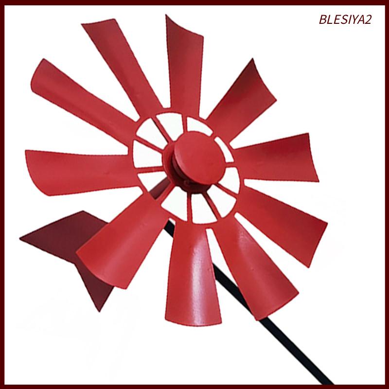 Metal Wind Spinner Garden Windmill Outdoor Yard Lawn Pinwheel Decor