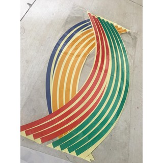 Decal phản quang mâm xe