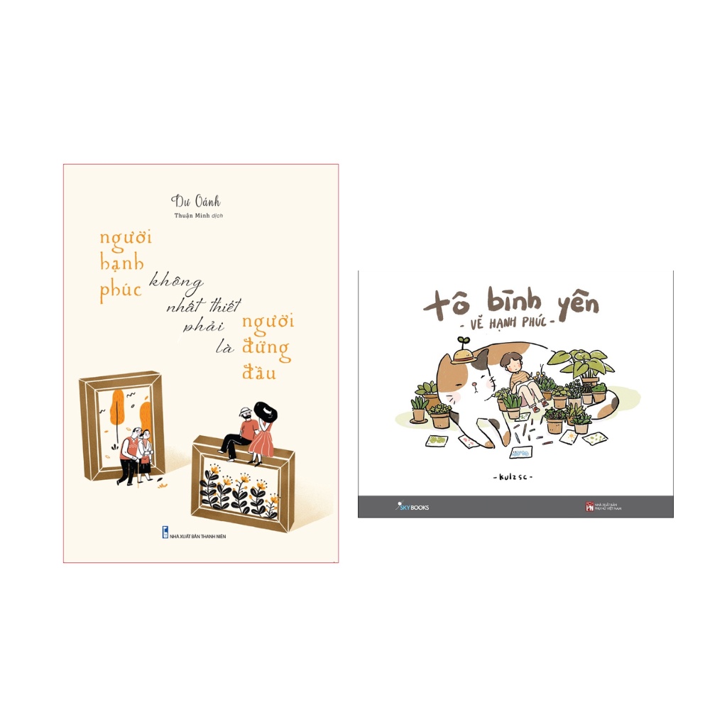 Sách Combo 2c:Người Hạnh Phúc Không Nhất Thiết Phải Là Người Đứng Đầu ml+Tô Bình Yên Vẽ Hạnh Phúc az