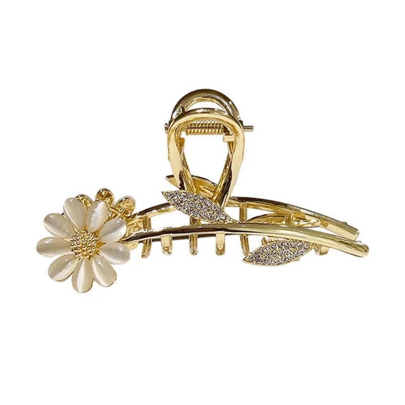 Kẹp Tóc Hình Cá Mập Đính Đá Opal Nhân Tạo Thời Trang Cho Nữ