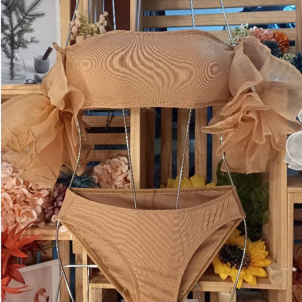 Đồ Bơi 2 mảnh sexy tay bồng ren nhiều màu | BigBuy360 - bigbuy360.vn