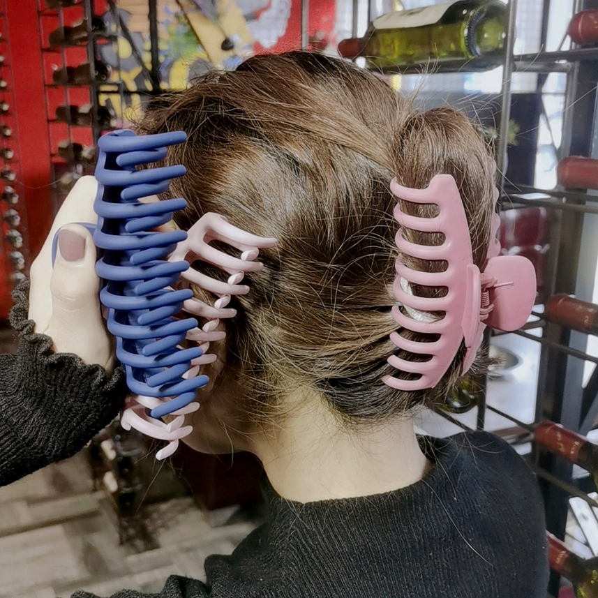 Kẹp Càng Cua Màu Trơn Phong Cách Hàn Quốc