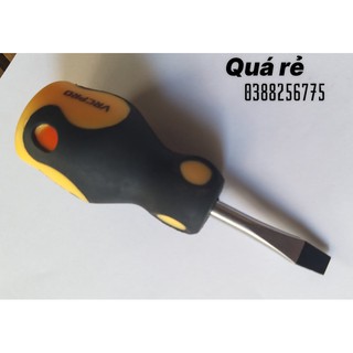 tua vít đầu dẹt lùn cao cấp (vàng) giá sỉ kích thước 6 x38mm