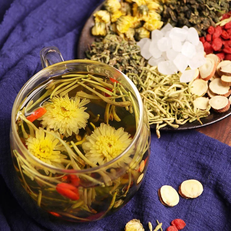 Trà kỷ tử kim ngân hoa cúc 100g