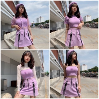 Chân váy chữ A Natthy Skirt 7 tím