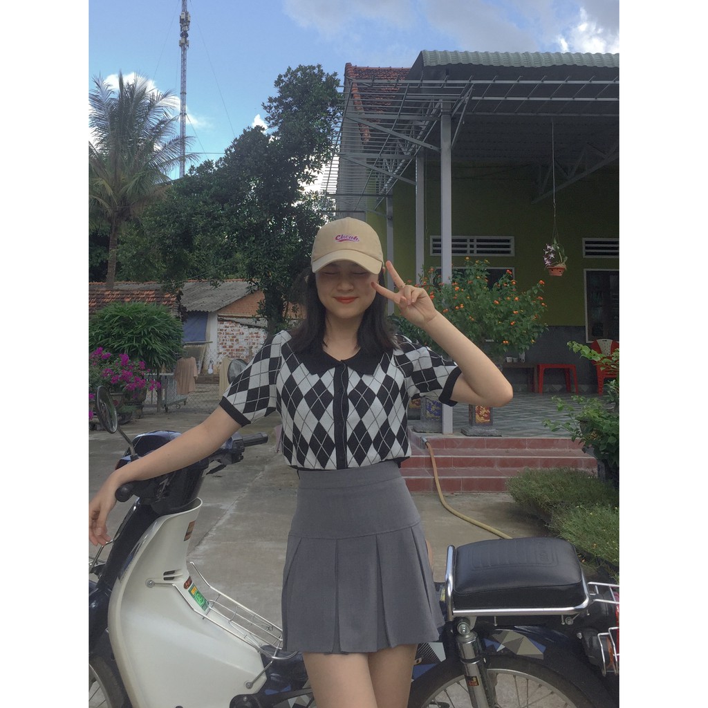 Chân váy xếp ly ngắn bản phong cách Hàn Quốc | BigBuy360 - bigbuy360.vn