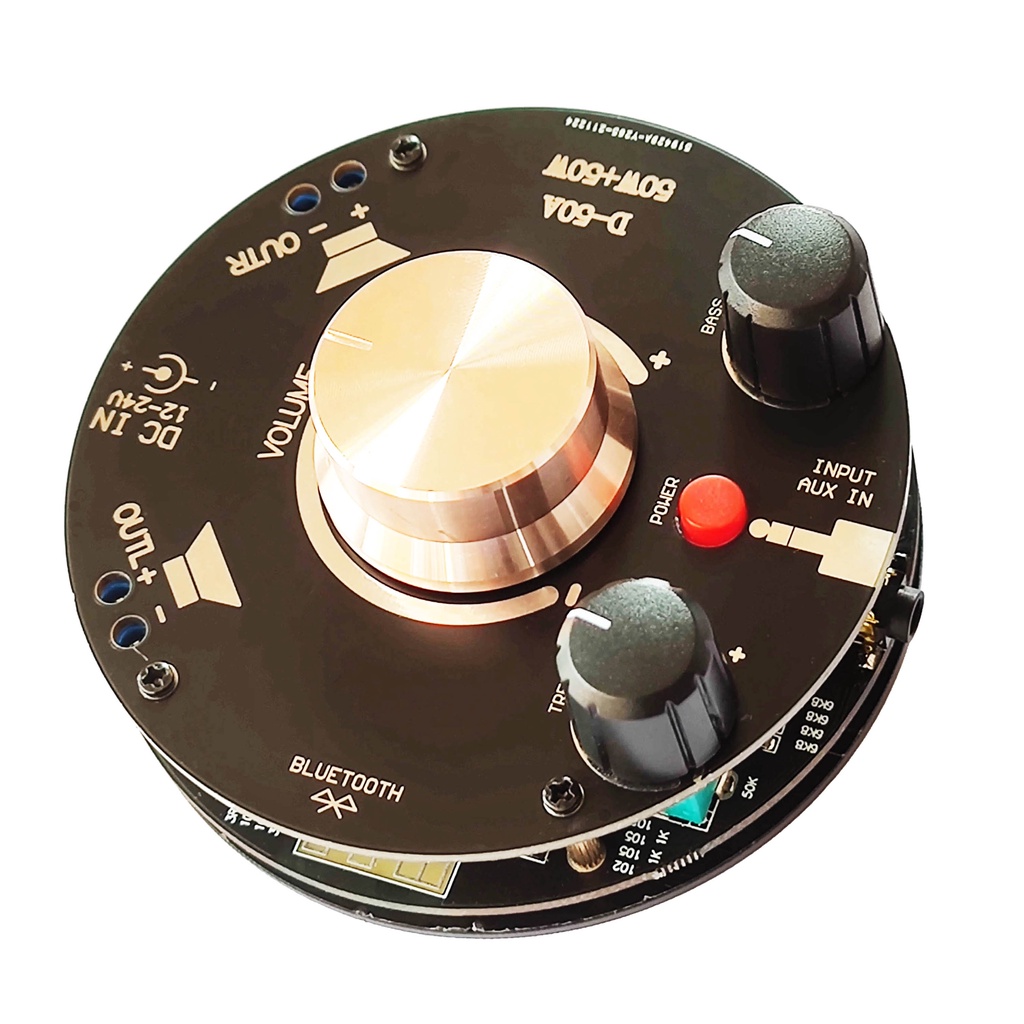 Bộ Khuếch Đại Âm Thanh HiFi Bluetooth 5.0 Kỹ Thuật Số Tpa3116 50W*2 Cho Xe Hơi/Tàu Thuyền