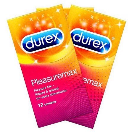 [MỎNG HƠN – NHIỀU GAI HƠN] Bao Cao Su Durex Pleasuremax Có Gai Và Mỏng Hơn Hộp 12 Cái (Chính Hãng 100%)