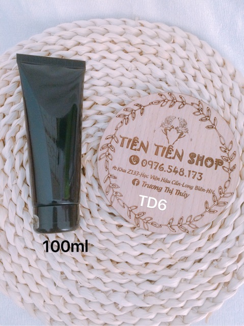 Tuýp nhựa đen 100ml