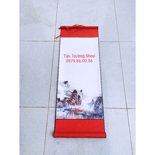 Biểu lụa viết thư pháp kt 27*80