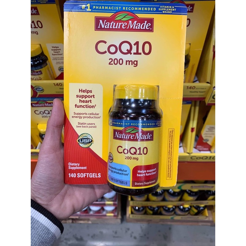 Coq10 200 mg 140 viên Nature made