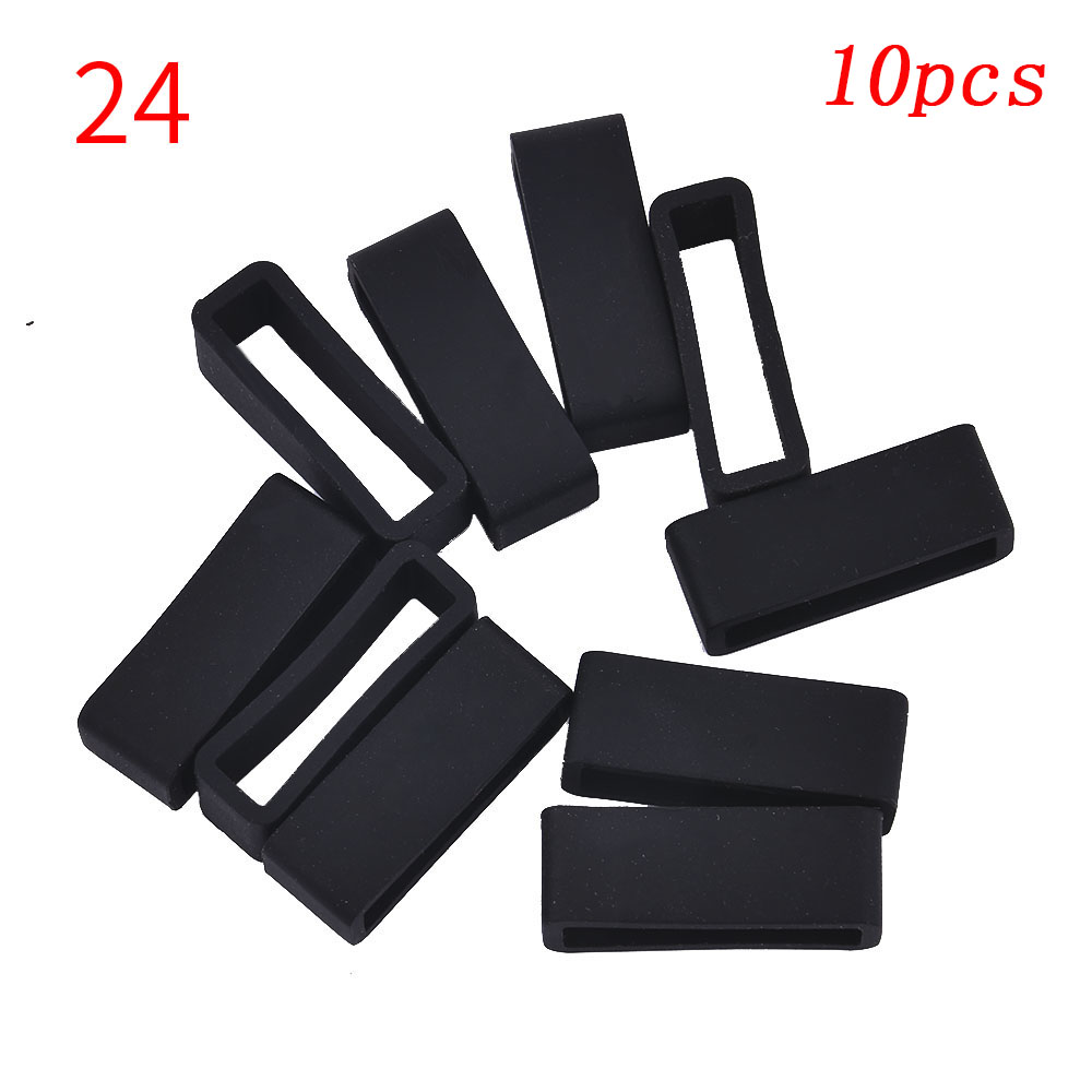 【COD】Giá Đỡ Dây Đồng Hồ Đeo Tay Bằng Cao Su PVC Cao Su 16-28mm