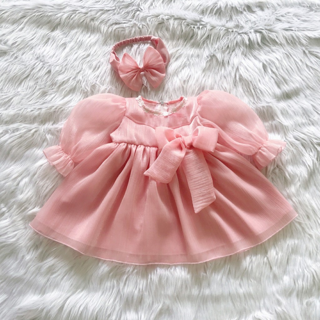 Đầm bé gái ⚡ 𝗙𝗥𝗘𝗘𝗦𝗛𝗜𝗣 ⚡ Váy Công chúa cho bé - Chất liệu cao cấp và an toàn cho bé - TẶNG KÈM TURBAN