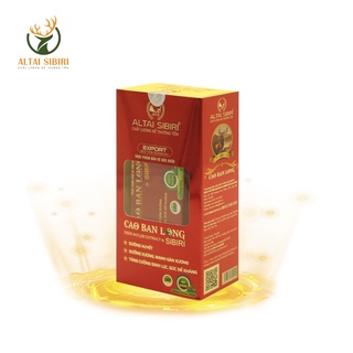 Cao Ban Long Sibiri (Hộp 100gr) - Bổ thận, cường gân tráng cốt - Nhai trực tiếp, hấp mật ong, ngâm rượu, nấu cháo