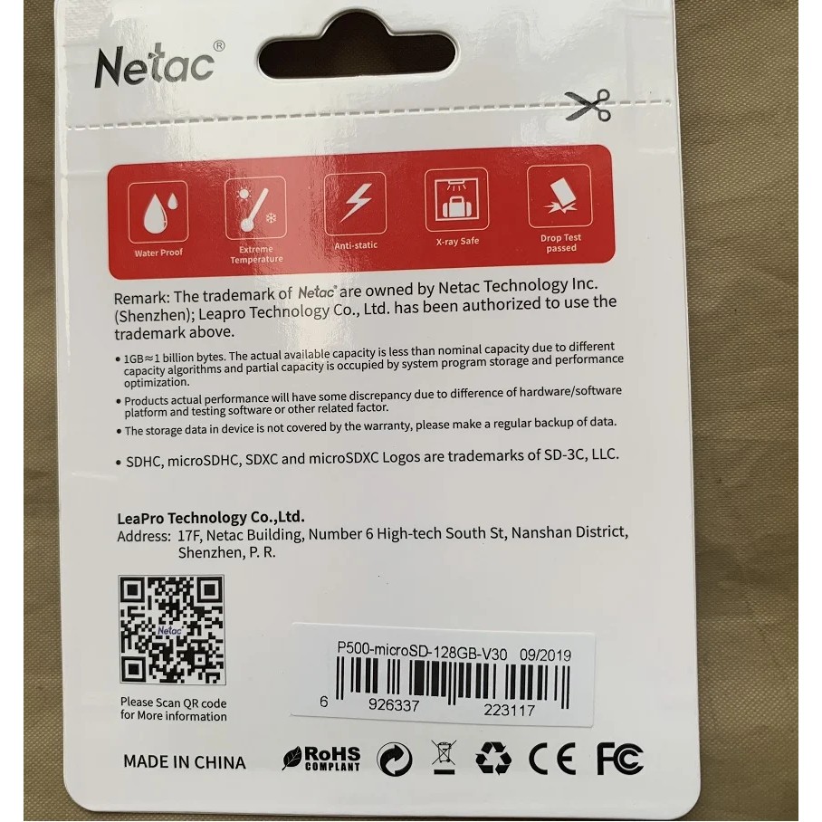 Thẻ nhớ micro sd Netac 128GB U3 Pro HÀNG CHÍNH HÃNG | BigBuy360 - bigbuy360.vn