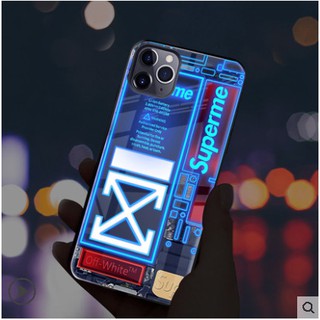 Ốp lưng Điện thoại Iphone Phát sáng - kính cường lực chống trầy