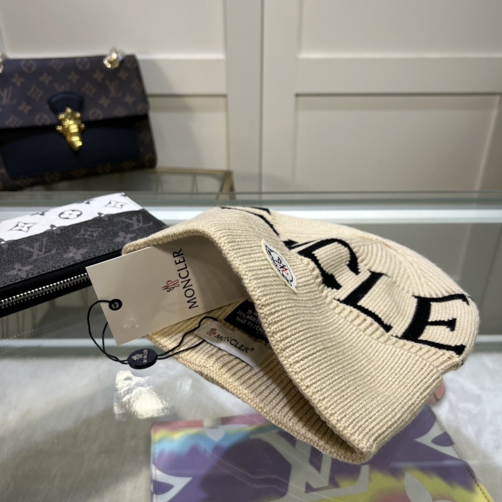 Hàng Có Sẵn Mũ Len Chui Đầu Co Giãn Giữ Ấm Thời Trang MONCLER Cho Nam Và Nữ112615