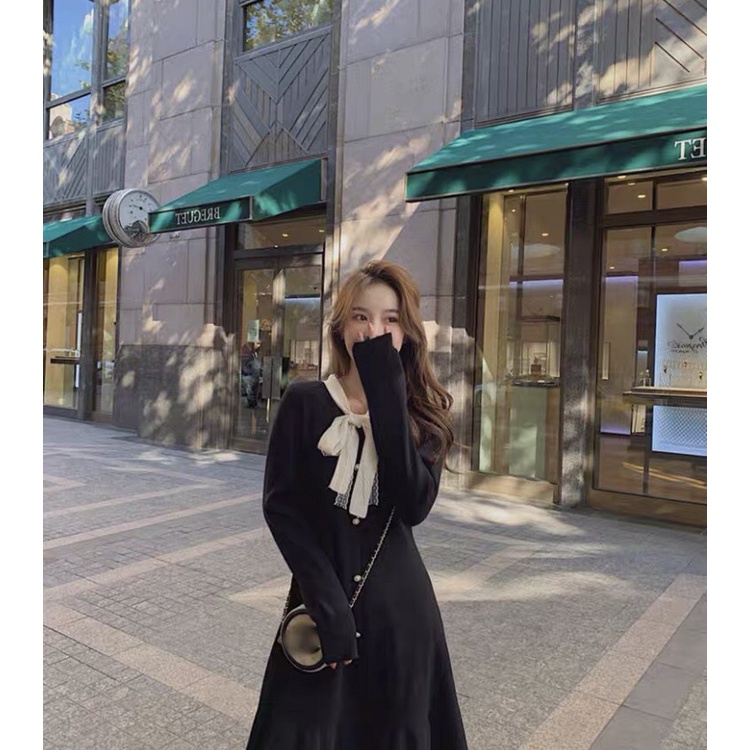 [SIEU CHECKCHI] VÁY DÁNG XÒE, TAY ÁO DÀI, CỔ ÁO THẮT NƠ, CÓ KHÓA ÁO CỰC PHONG CÁCH ĐỂ ĐI TIỆC (TL5) | BigBuy360 - bigbuy360.vn