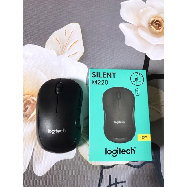 Chuột Máy Tính Không Dây Logitech M220 Không Tiếng Động- Có Công Tắc On/Off - Độ Nhạy Cao