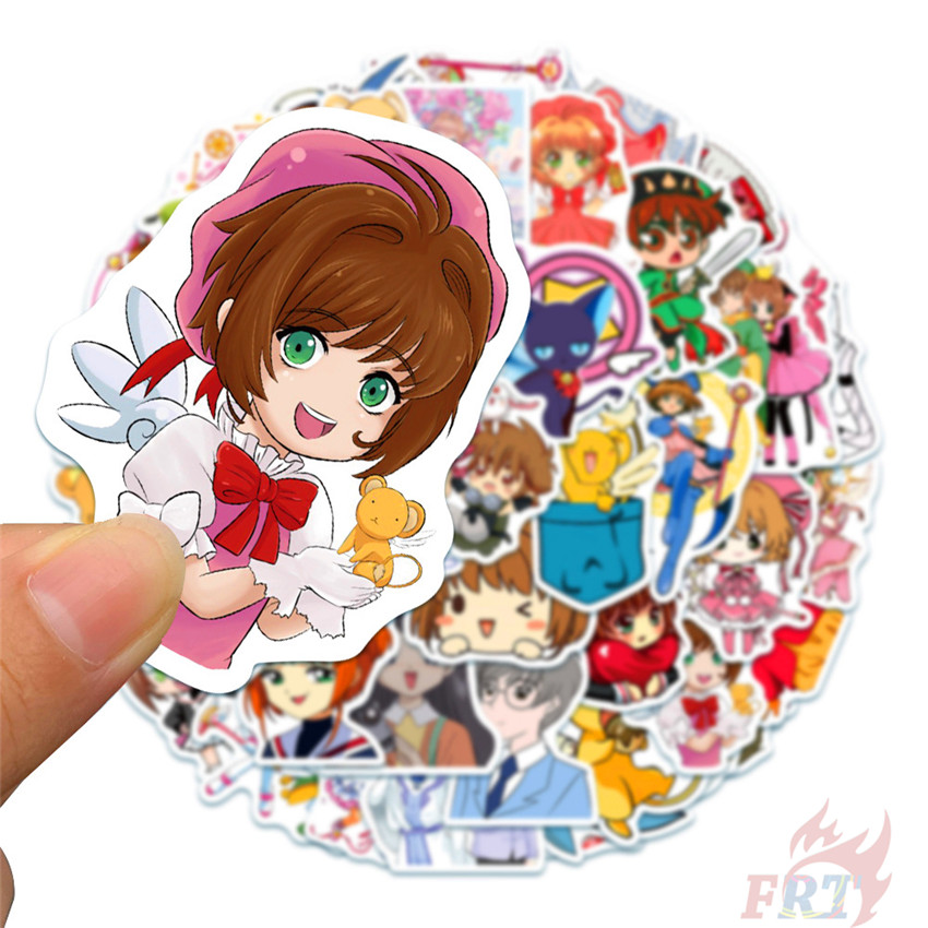 Bộ 100 hình dán anime thủ lĩnh thẻ bài Sakura