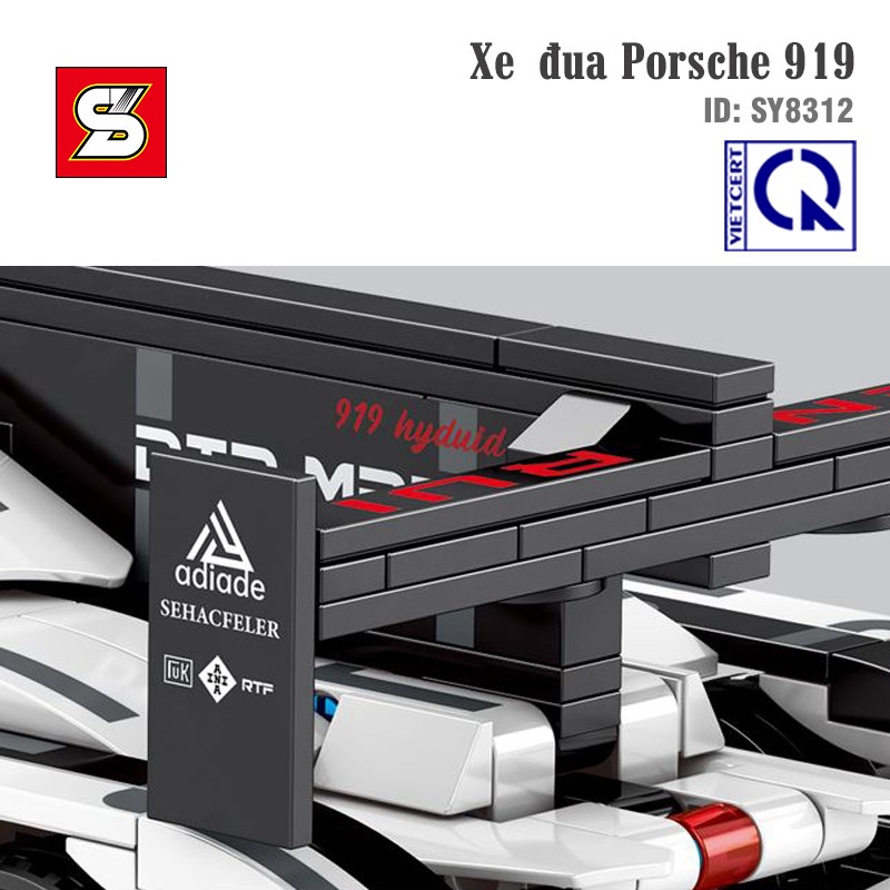 Bộ đồ chơi lắp ráp - lego lắp ghép đồ chơi mô hình Siêu xe Koenigsegg 919 chạy cót. Bảo hành 12 tháng toàn quốc