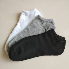 NlvShop2016 - Tất (Vớ) Nam Nữ Unisex Cotton Trơn Cổ Ngắn, Cổ Thấp Thoáng Khí Khử Mùi Cực Tốt