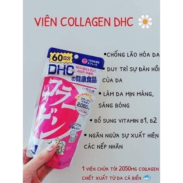 [Hàng Nhật Nội Địa] Viên Uống Collagen DHC Nhật Bản