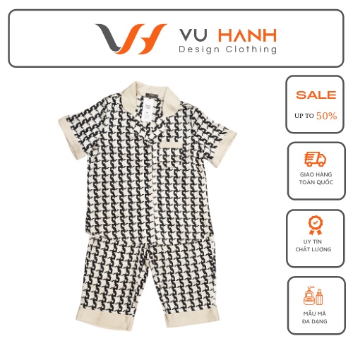 Bộ lụa mặc nhà mẫu ngẫu nhiên | Shop Vũ Hạnh