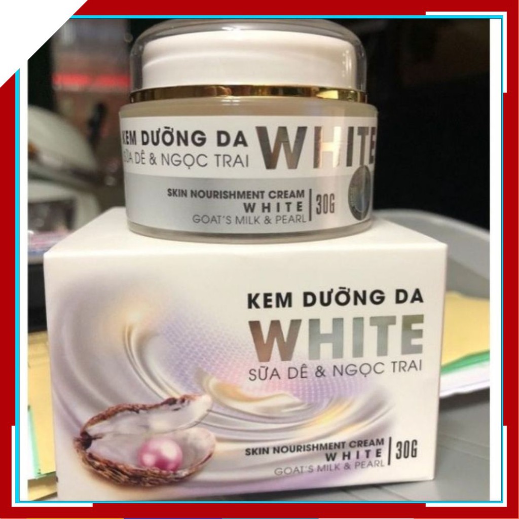 Kem dưỡng da white sữa dê và ngọc trai Thorakao 30g