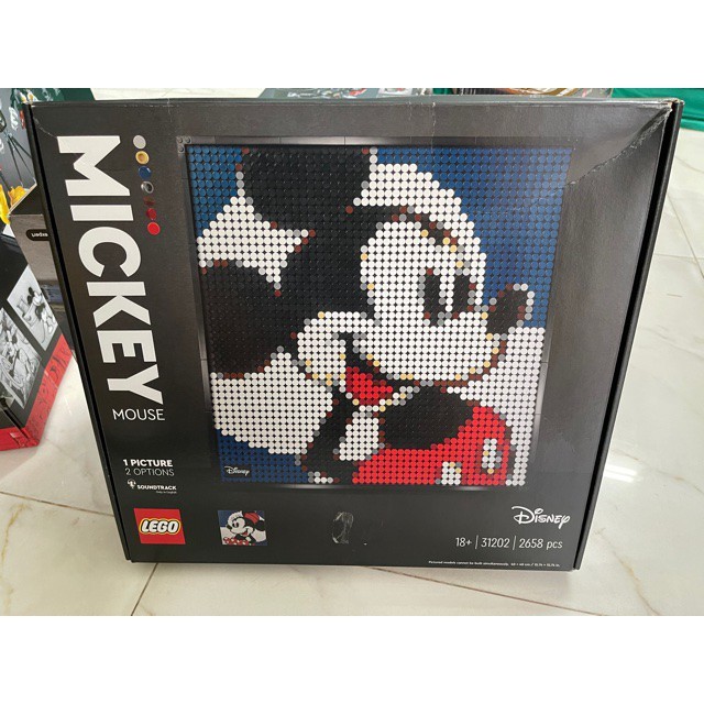 LEGO 31202 - Mosaic Art - Mickey Mouse - Bức họa Mickey Mouse