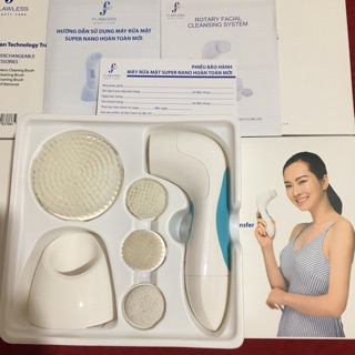 (Xả kho) Cọ rửa mặt super nano - set 2 cọ