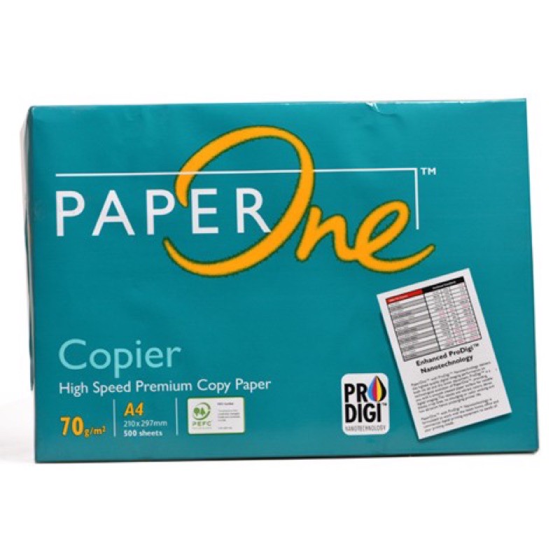 [Mã LIFEB04ALL giảm 10% tối đa 15K đơn 0Đ] Giấy A4 Paper One 70 gsm