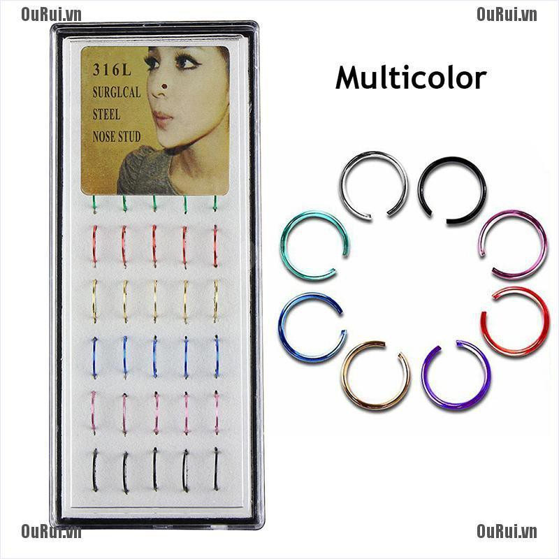 Bộ 40 Khuyên Mũi Thời Trang Cá Tính