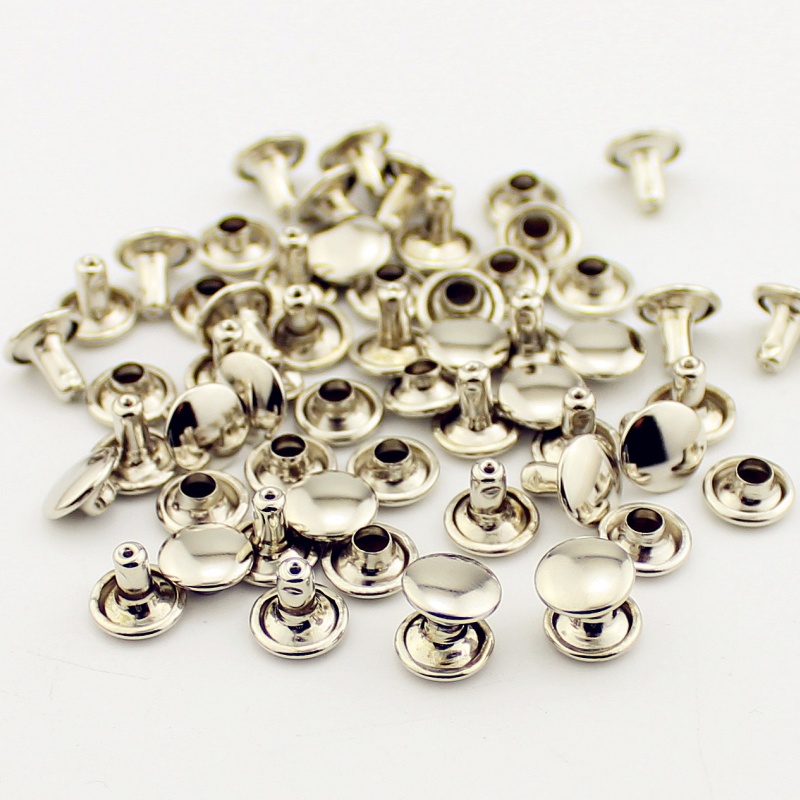 Set 100 Đinh Tán Hai Mặt Bằng Kim Loại Chuyên Dụng Làm Đồ Da DIY